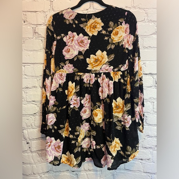 Altar'd State Black Dress with Floral Pattern - Picture 5 of 5